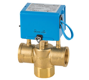 3 ways motorised - zone valve with 2 cores wire